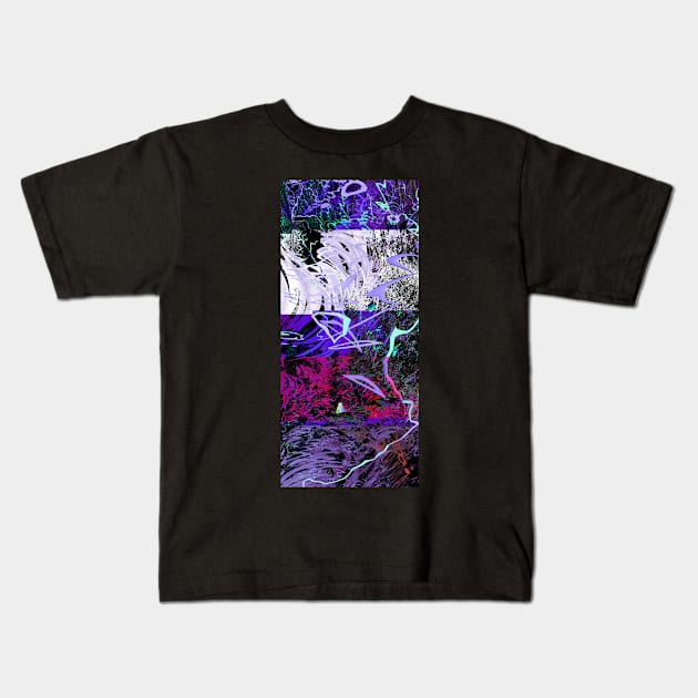 Ultraviolet Dreams 375 Kids T-Shirt by Boogie 72